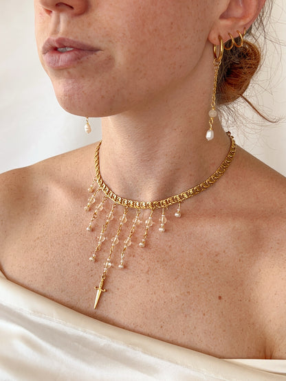 Boucles d’oreilles Melyra - Pierre de lune