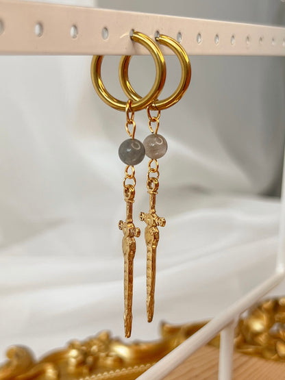 Boucles d’oreilles Kaelia - Labradorite