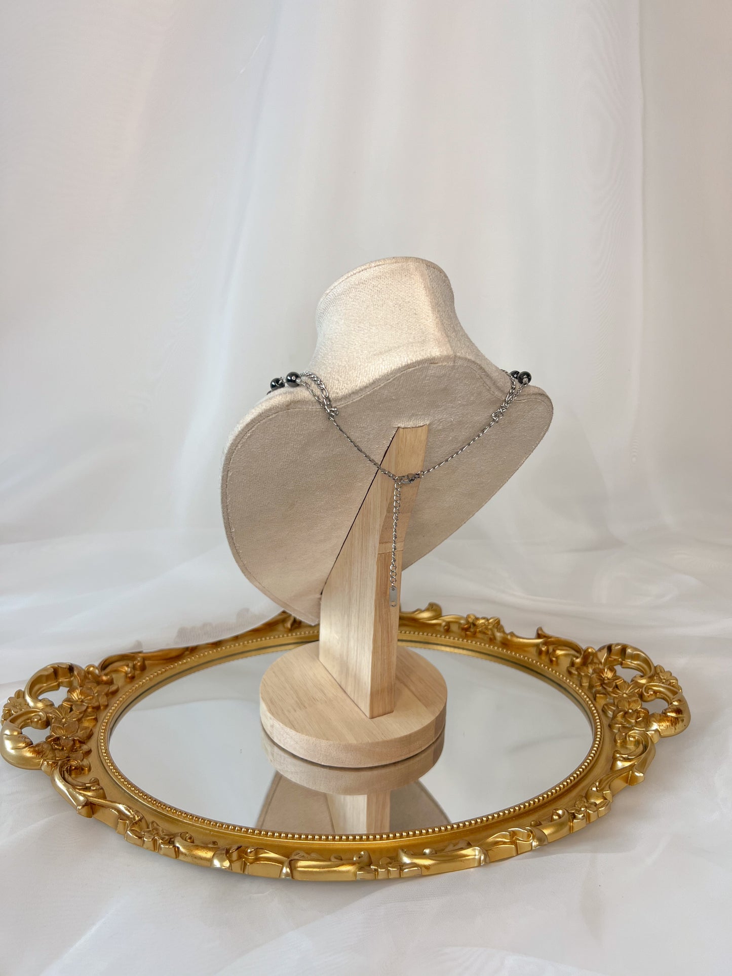 Collier Aelin - Hématite