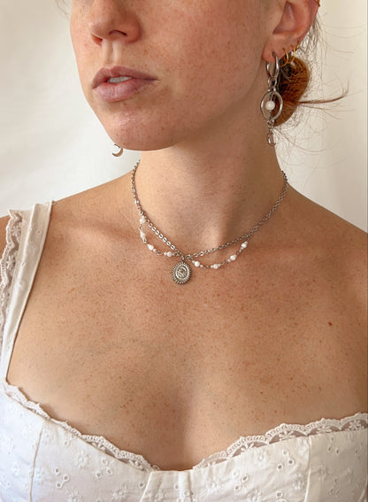 Boucles d’oreilles Astra - Howlite