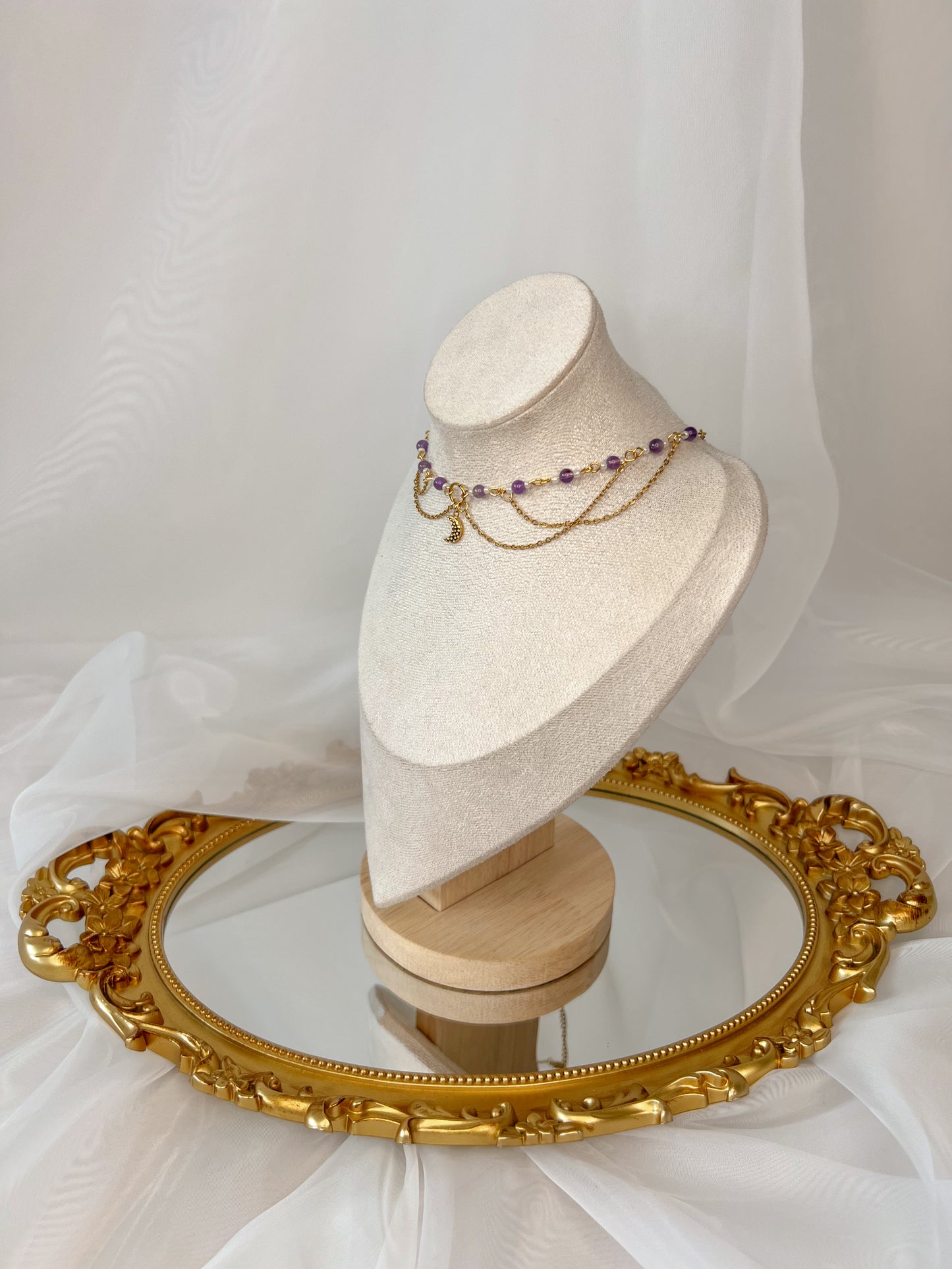 Collier Lunara - Améthyste