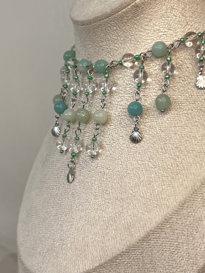 Collier Unique Naïade - Amazonite