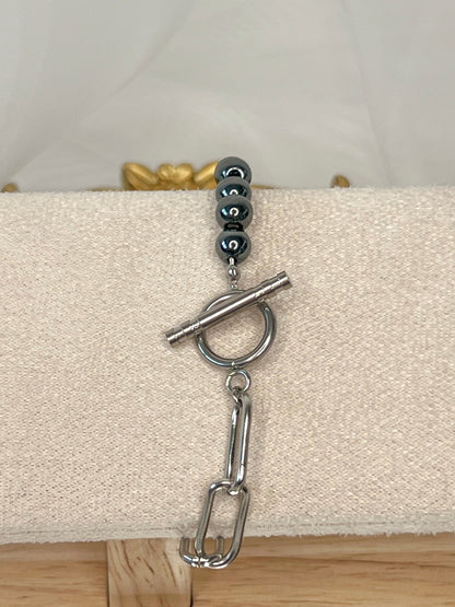 Bracelet Vaelia - Hématite