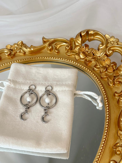 Boucles d’oreilles Astra - Howlite