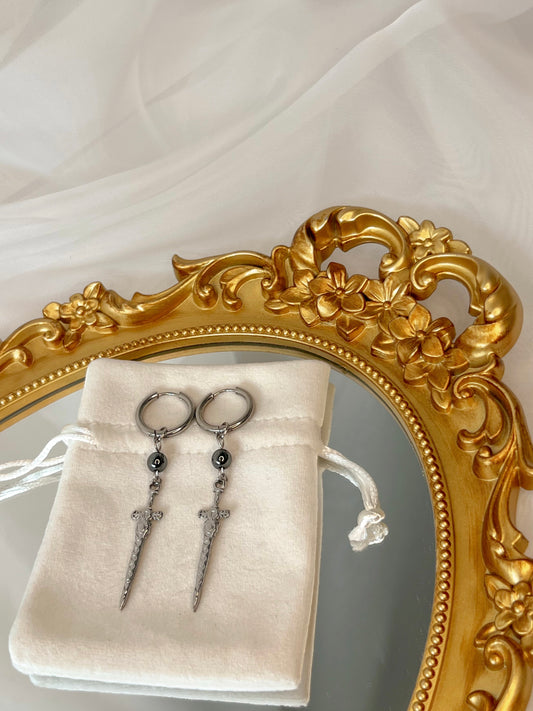 Boucles d’oreilles Kaelia - Hématite