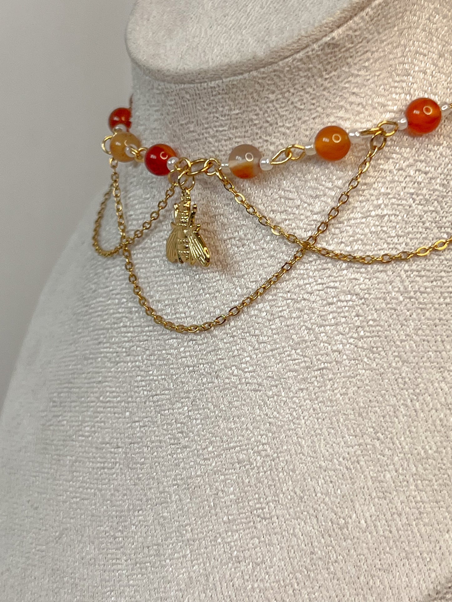 Collier Oralia - Cornaline