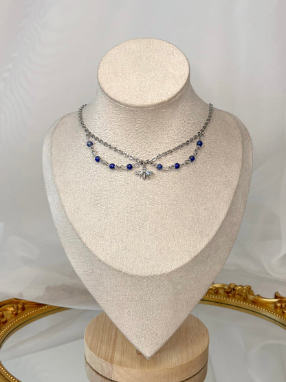 Collier Déméter - Lapis lazuli