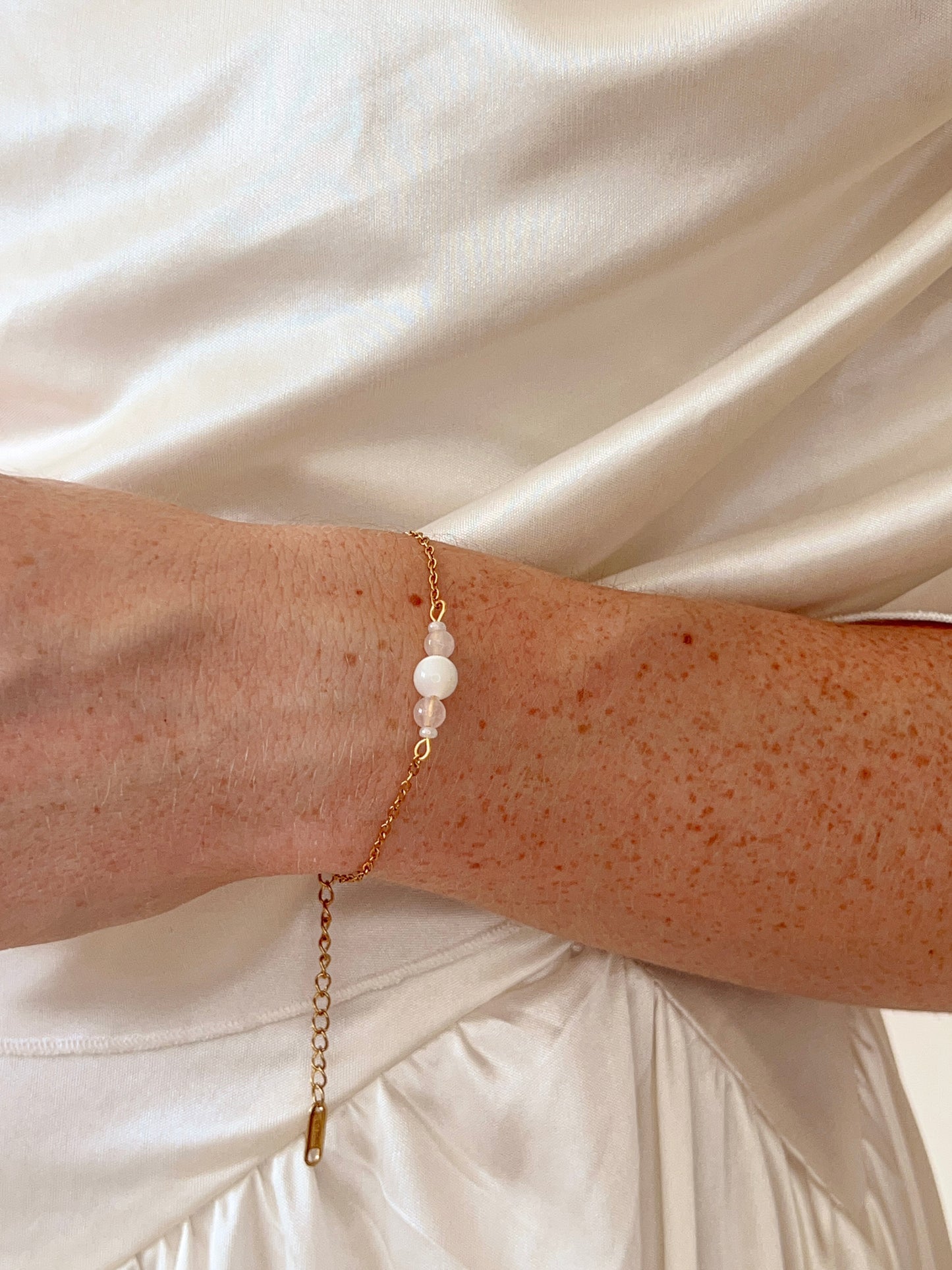 Bracelet Isara - Quartz rose