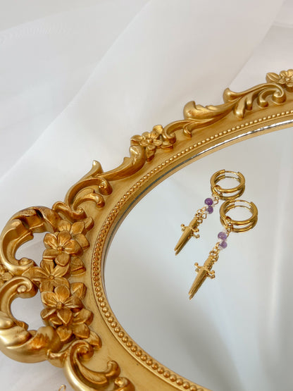 Boucles d’oreilles Ashra - Améthyste