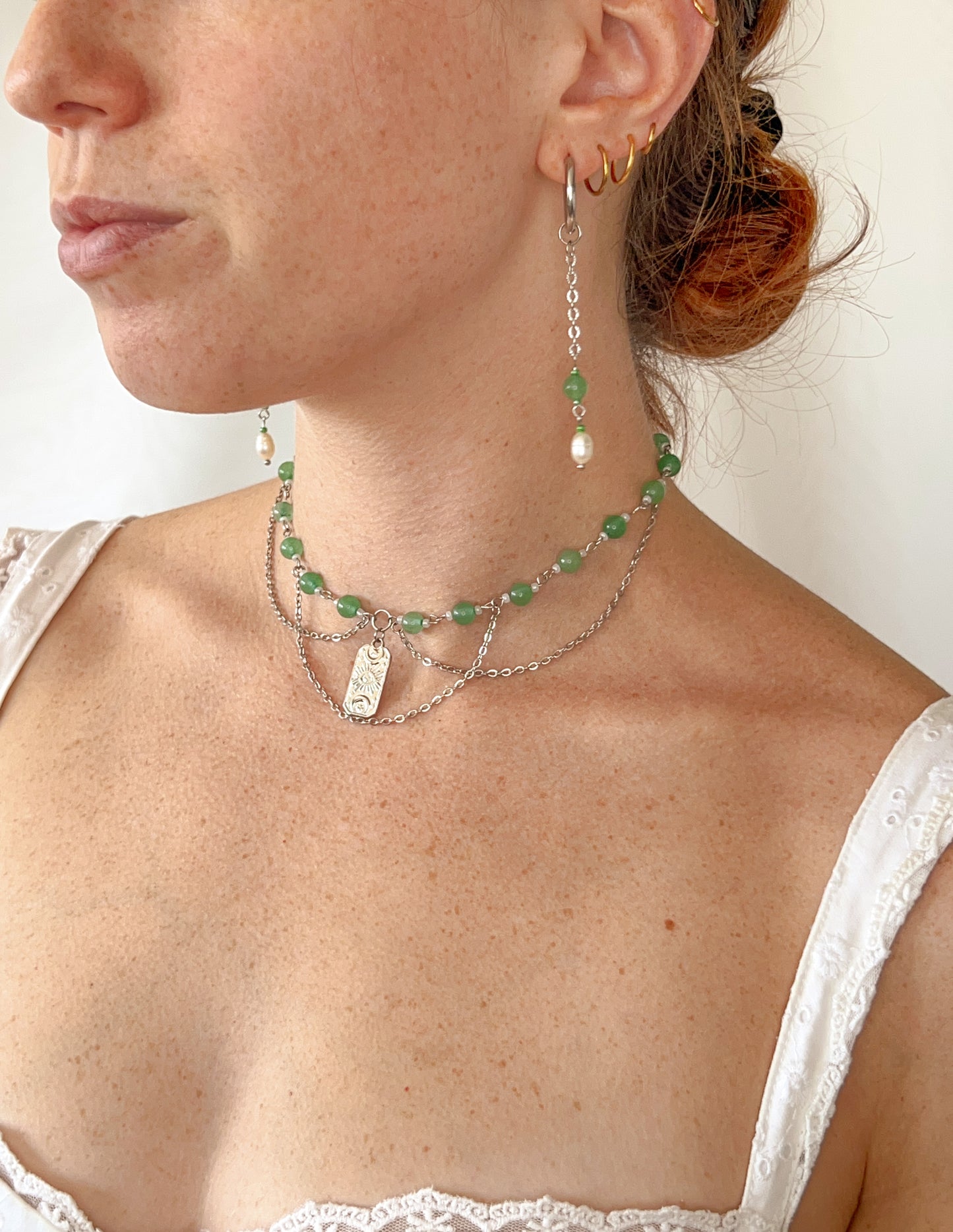 Boucles d’oreilles Melyra - Aventurine