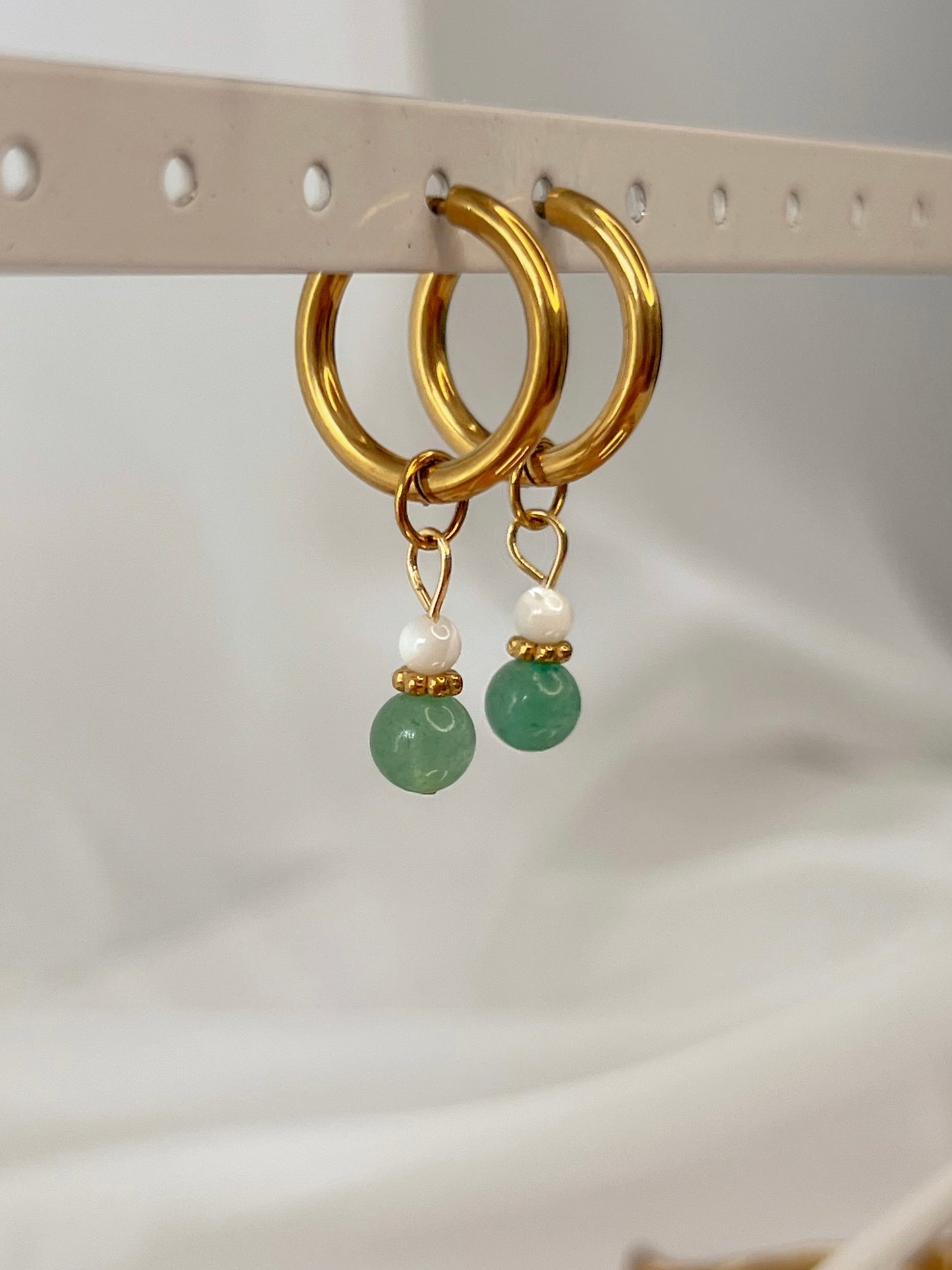 Boucles d’oreilles Selia - Aventurine