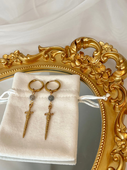 Boucles d’oreilles Kaelia - Labradorite