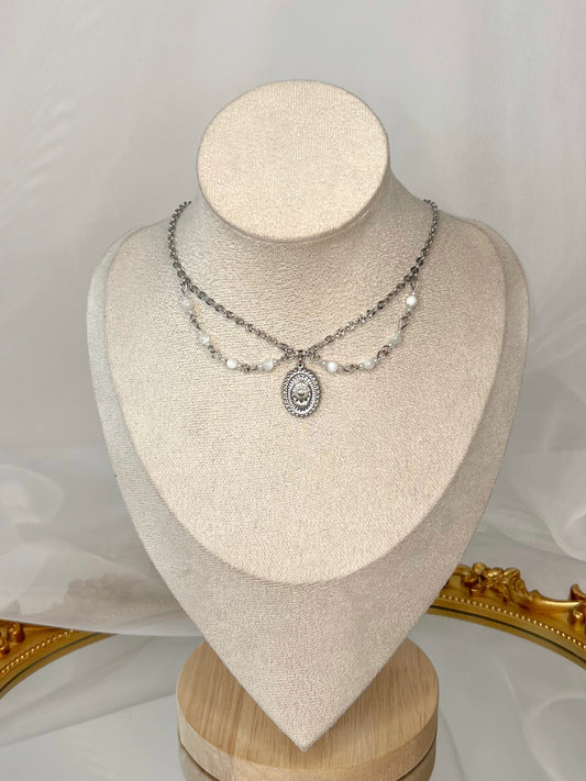 Collier Déméter - Nacre