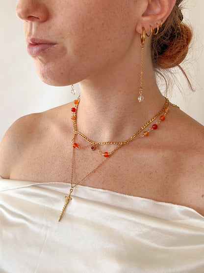 Boucles d’oreilles Avalone - Cristal de roche