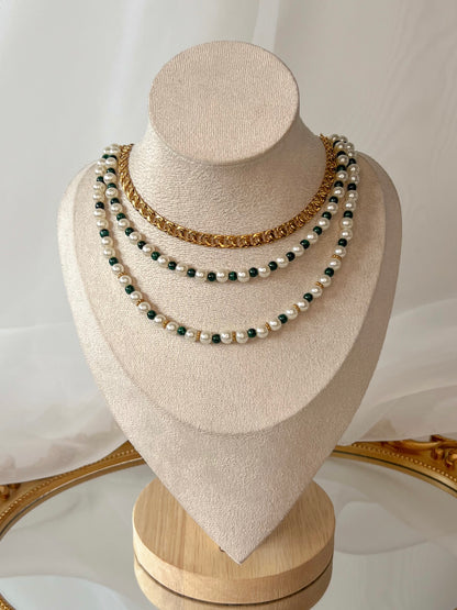 Collier Unique Sissi - Malachite