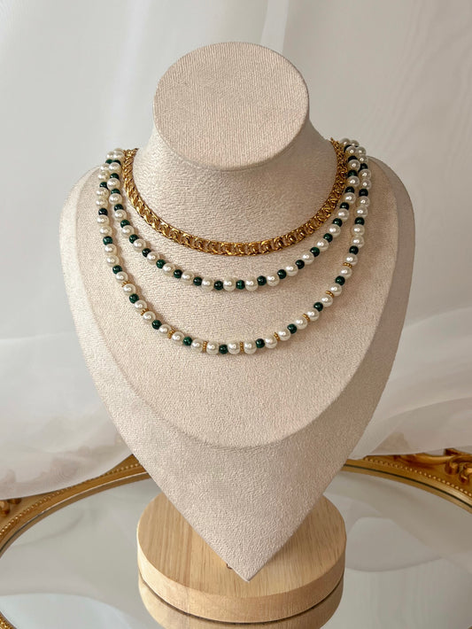 Collier Unique Sissi - Malachite