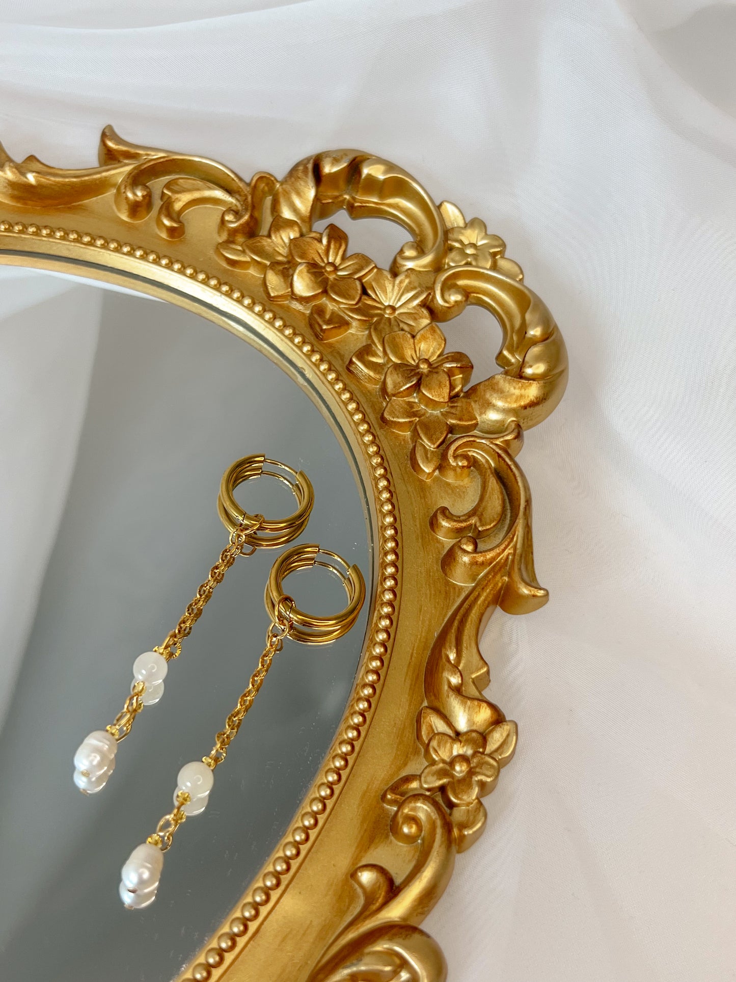 Boucles d’oreilles Melyra - Pierre de lune