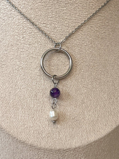 Collier Elfea - Amethyste