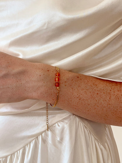 Bracelet Elvea - Cornaline