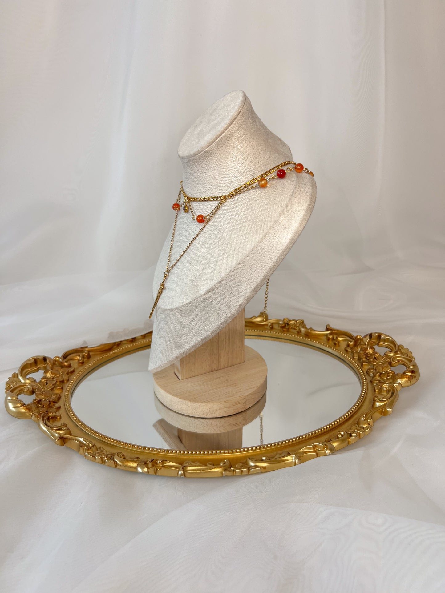 Collier Aelin - Cornaline