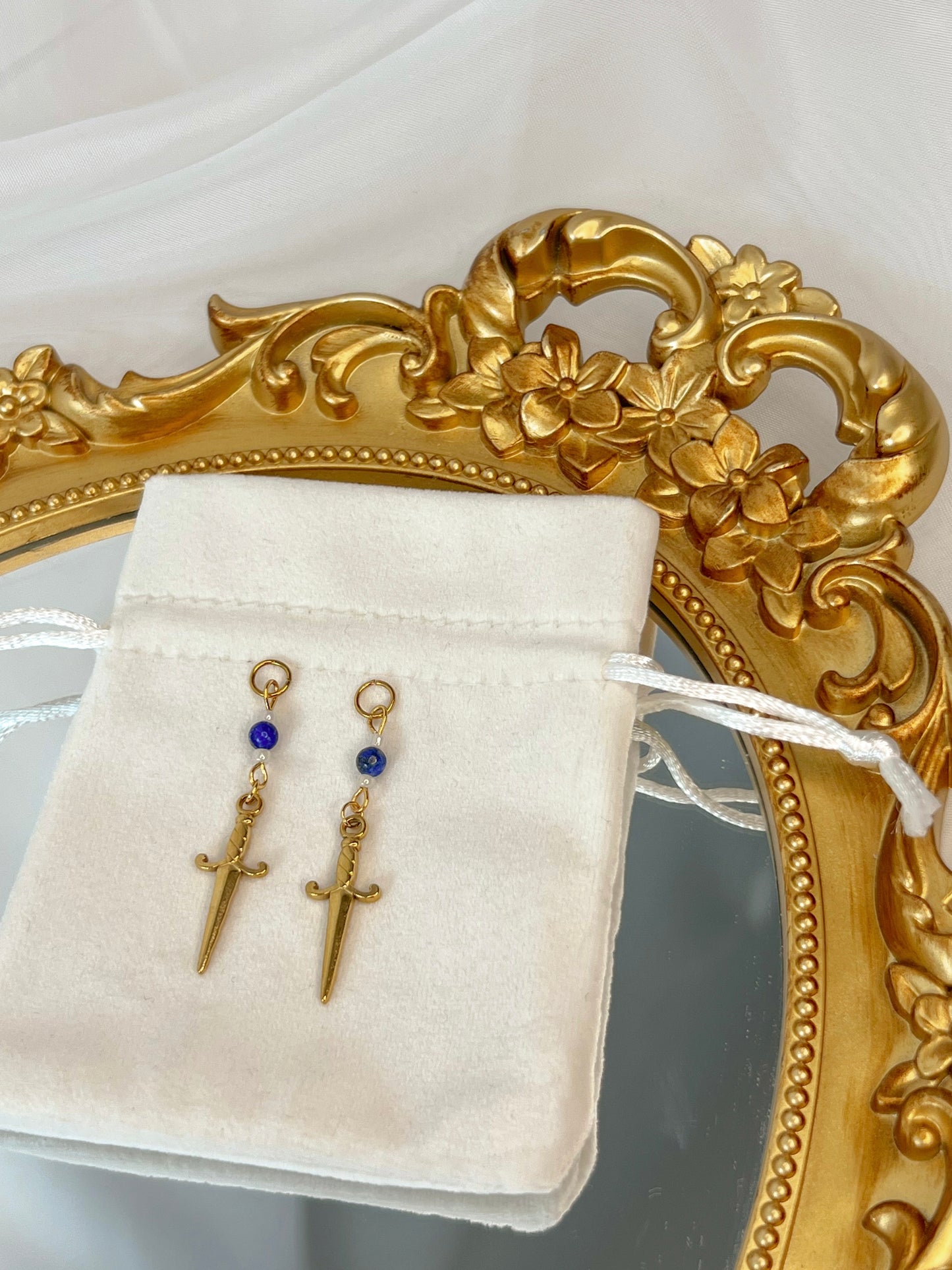 Boucles d’oreilles Ashra - Lapis lazuli