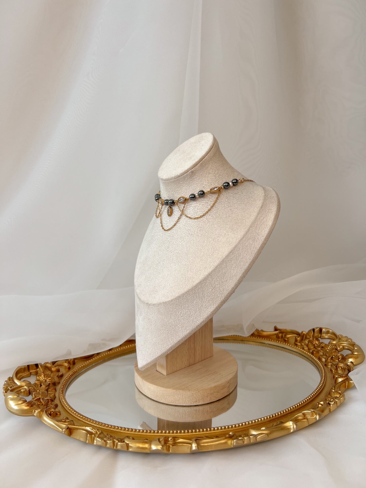 Collier Unique Feyre - Hématite