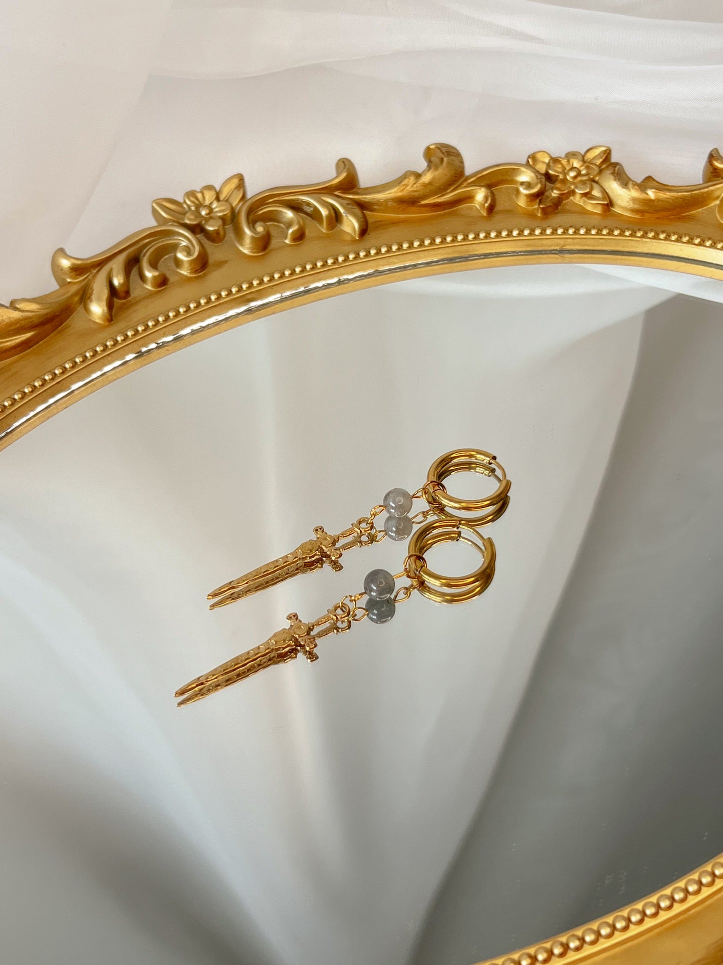 Boucles d’oreilles Kaelia - Labradorite