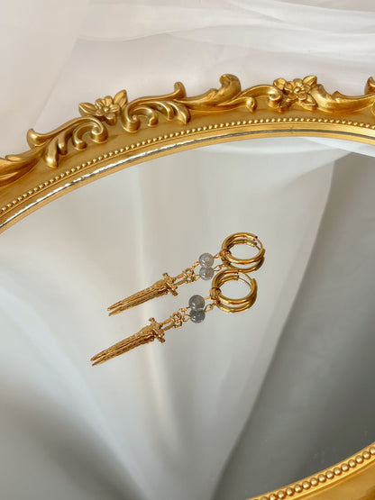 Boucles d’oreilles Kaelia - Labradorite