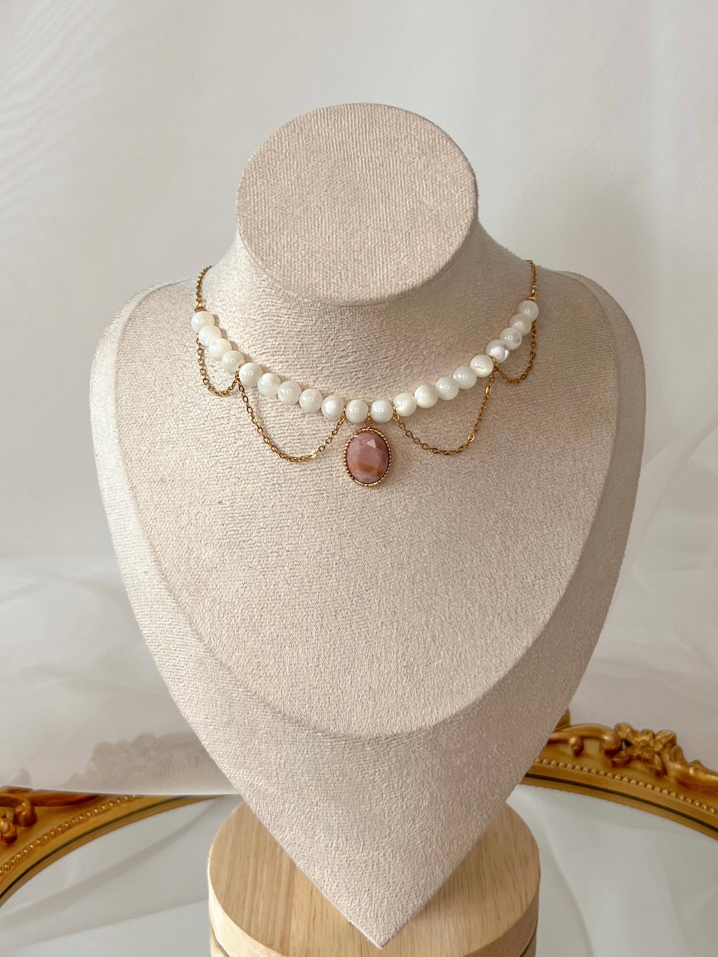 Collier Daphné - Nacre