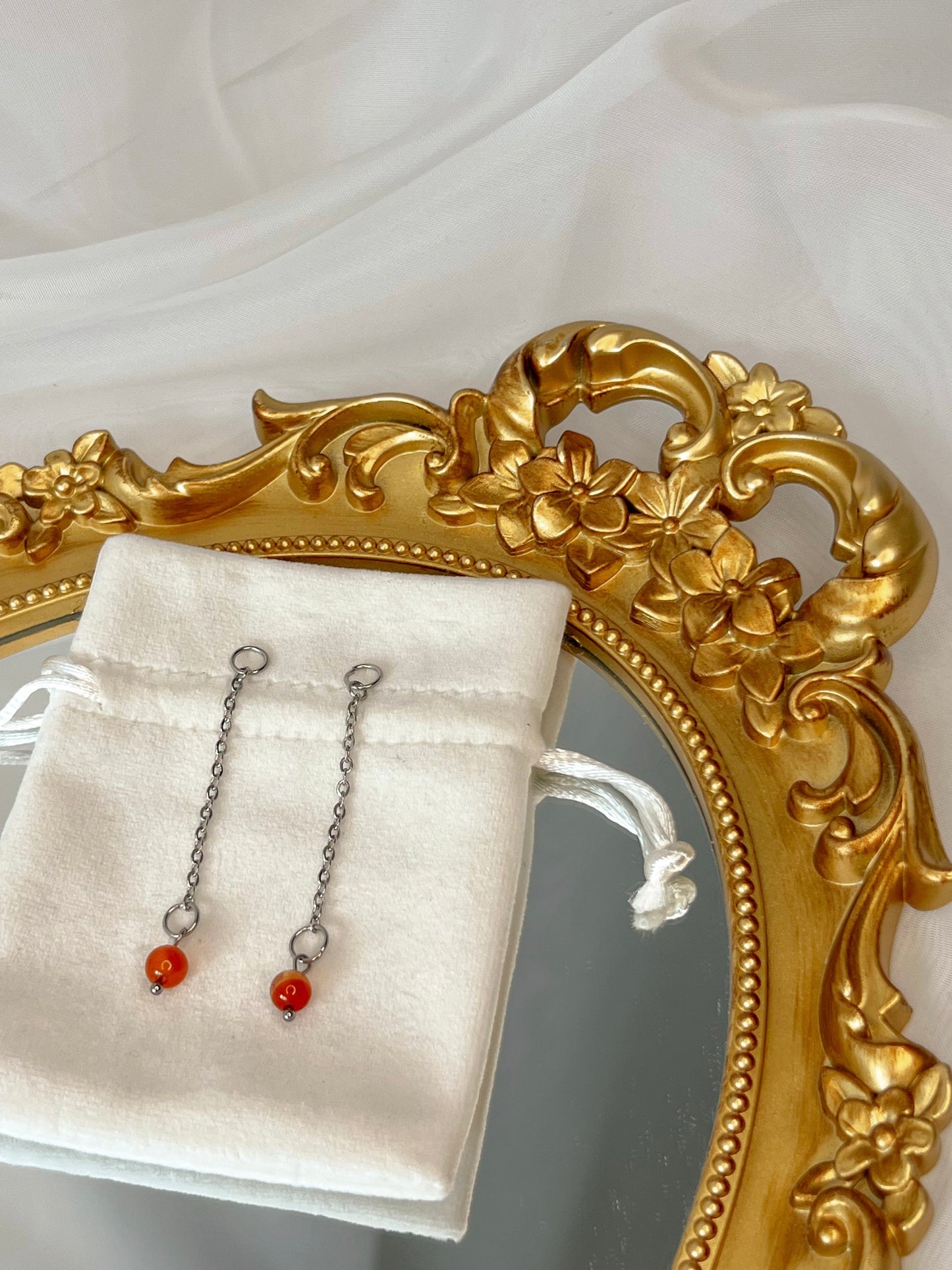 Boucles d’oreilles Avalone - Cornaline